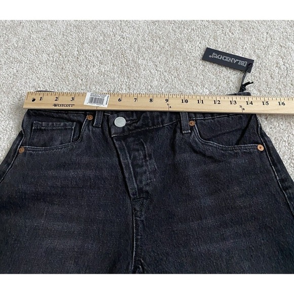 Blank NYC Shorts Denim Women Size 26 Black EBC - Picture 9 of 16
